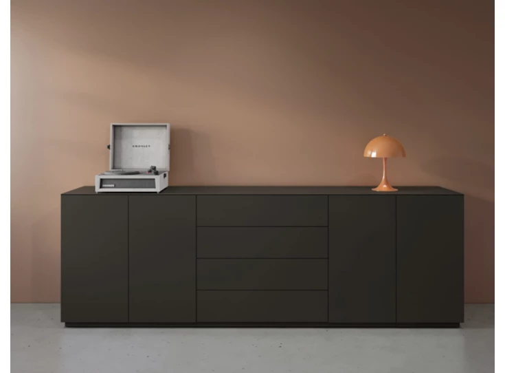 Dressoir Cobra Select opstelling 809 matte lak zwart Coesel