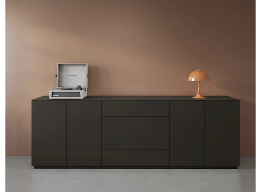 Dressoir Cobra Select opstelling 809 matte lak zwart Coesel