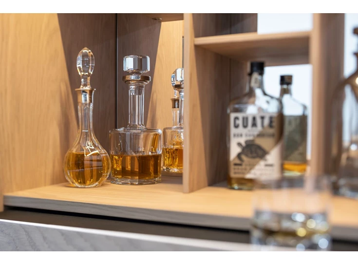 Barkast Wandrek Scala opstelling 167 matte lak met hout Sudbrock