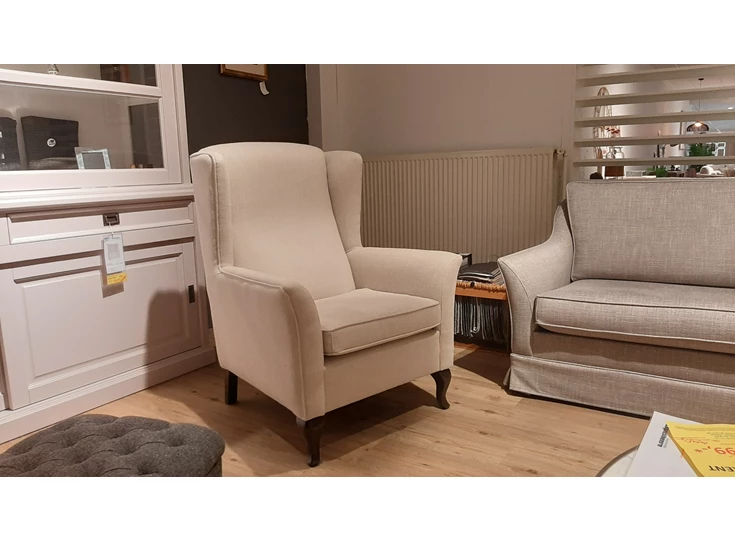 Demuynck Toonzaalmodel Fauteuil Kent solden schuin