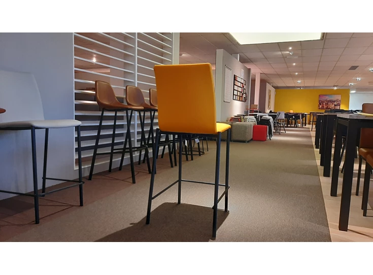 Perfecta barstoel Barpro-G maisgeel achterkant