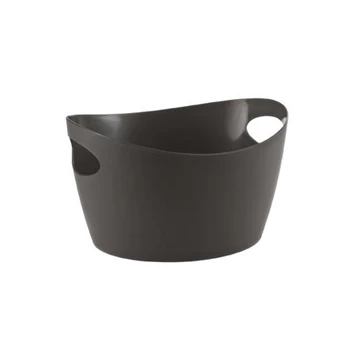 Bottichelli XS organiser zwart black solid koziol opbergbakje mandje handvat kunststof keuken badkamer accessoires