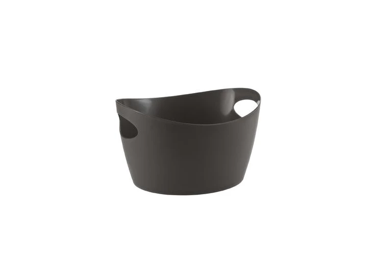 Bottichelli XS organiser zwart black solid koziol opbergbakje mandje handvat kunststof keuken badkamer accessoires