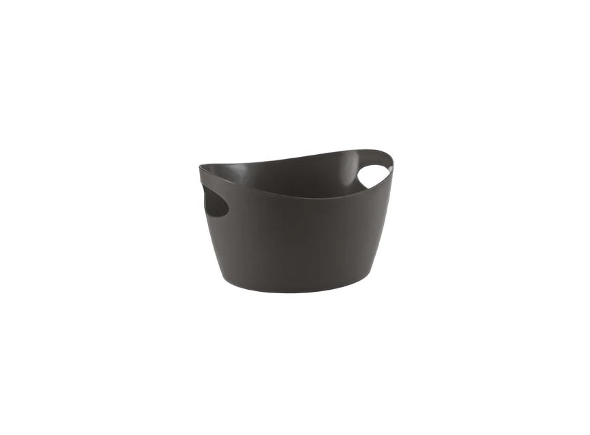 Bottichelli XS organiser zwart black solid koziol opbergbakje mandje handvat kunststof keuken badkamer accessoires