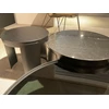 Zijde Salontafelset Selena fumé zwart glas marmer marquina black veneer oak WR-inspired