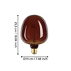LM-E27-LED G190 4W COGNAC 1STK- afmeting