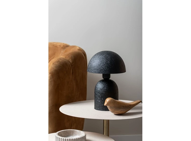 Tafellamp Boaz- zwart- Ø21xh29- sfeerbeeld