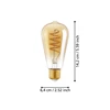 E27 LED SPIRAAL ST64 4W/260LM/2200K- afmetingen