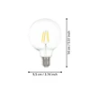 FILAMENT LED E27 GLOBE 95 FILAMENT 550LM 2700K- afmetingen