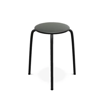 Tabouret TabRond poot EP01 zwart zitvlak K100 zwart Perfecta