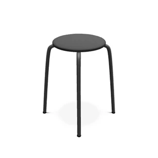 Tabouret TabRond poot EP79 antraciet zitvlak K171 antraciet Perfecta