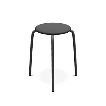 Tabouret TabRond poot EP79 antraciet zitvlak K171 antraciet Perfecta