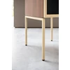 Onderstel Barkast met vitrine Cubo opstelling 209 combi matte lak en hout Sudbrock