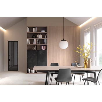 Wandkast Scala Cubo opstelling 174 combi hout en keramiek Sudbrock