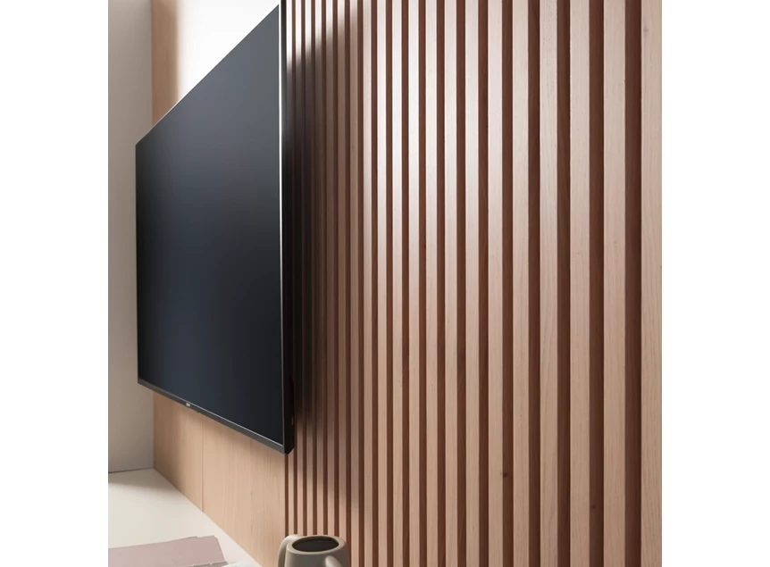Lamellen Tv-kast Cubo hangend opstelling 221 matte lak en hout Sudbrock
