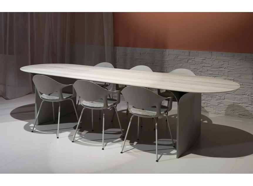 Tafel Arcs oval keramiek Joli