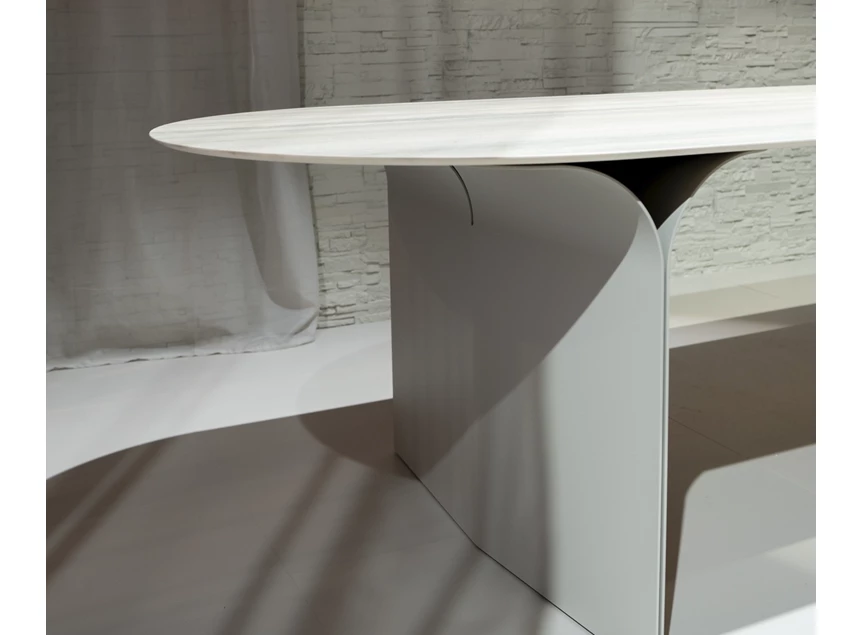 Zijde Tafel Arcs oval keramiek Joli
