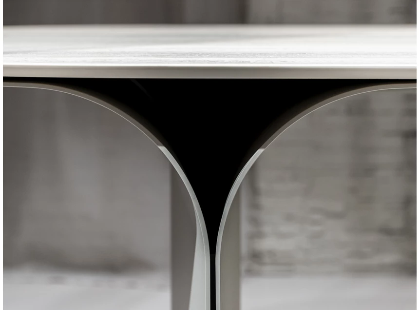 Detail Tafel Arcs oval keramiek Joli