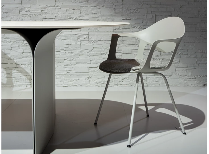 Zijkant Tafel Arcs oval keramiek Joli