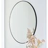 Badkamer Spiegel Hoop Black M 2881.251 rond Deknudt Mirrors