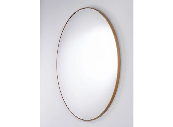 Zijkant Spiegel Hoop Bronze M 2881.211 rond Deknudt Mirror