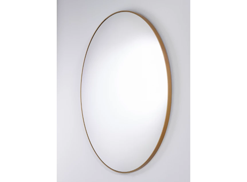 Zijkant Spiegel Hoop Bronze M 2881.211 rond Deknudt Mirror