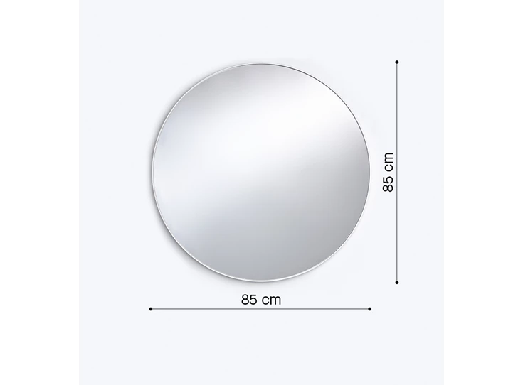 Afmetingen Spiegel Hoop White M 2881.271 rond Deknudt Mirrors