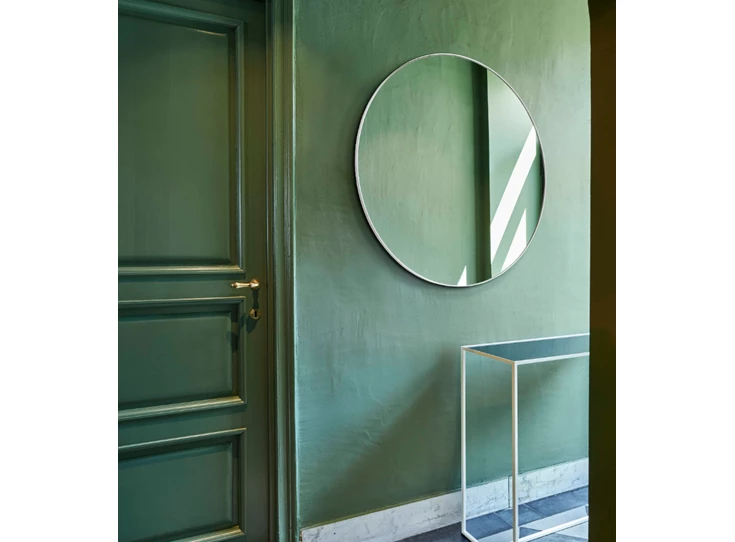 Sfeerfoto Spiegel Hoop White M 2881.271 rond Deknudt Mirrors