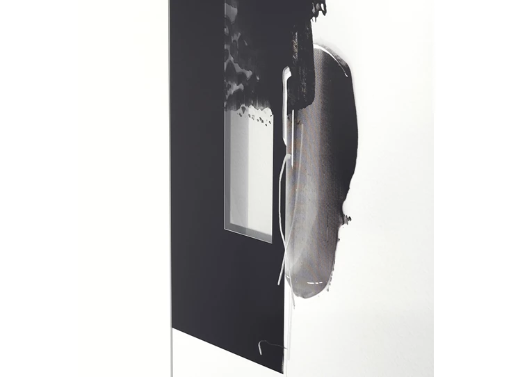 Zijkant Spiegel Connect II L 3060.351 kunstwerk Deknudt Mirrors