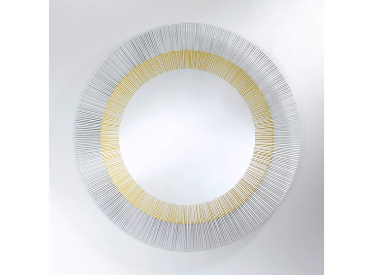 Spiegel Yoko Bronze 2823.231 rond brons goud Deknudt Mirrors