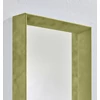 Bovenkant Spiegel Velvet Green Rect 2924.341 rechthoekig fluweel Deknudt Mirrors