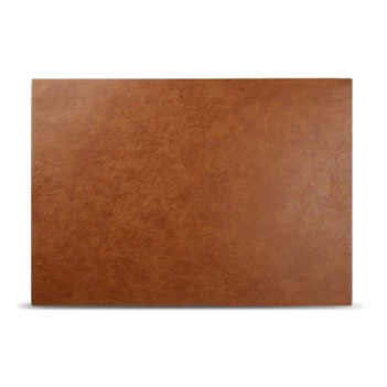 Placemat lederlook bruin- 43x30cm