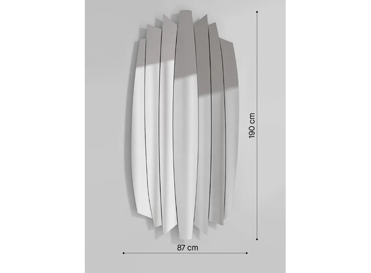 Afmetingen Spiegel Tutti XL 3040.301 groot hoekig Deknudt Mirrors
