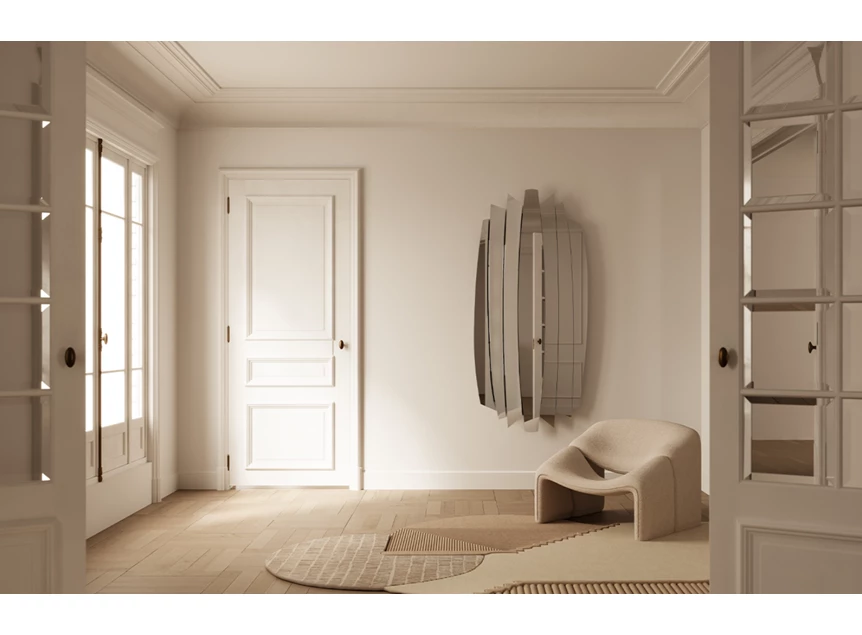 Sfeerfoto Spiegel Tutti XL 3040.301 groot hoekig Deknudt Mirrors