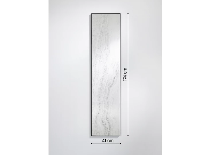 Afmetingen Spiegel Travertin 2877.291 rechthoekig Deknudt Mirrors