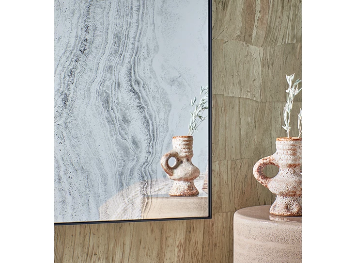 Detail Spiegel Travertin 2877.291 rechthoekig Deknudt Mirrors