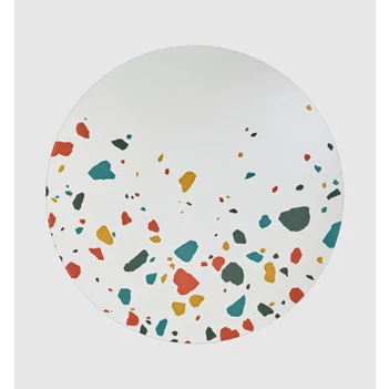 Spiegel Terrazzo Round 2925.381 rond kleur Deknudt Mirrors