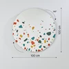 Afmetingen Spiegel Terrazzo Round 2925.381 rond kleur Deknudt Mirrors