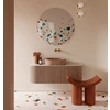 Sfeerfoto Spiegel Terrazzo Round 2925.381 rond kleur Deknudt Mirrors
