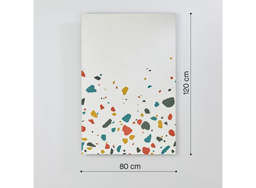 Afmetingen Spiegel Terrazzo Rect 2925.481 rechthoekig kleur Deknudt Mirrors