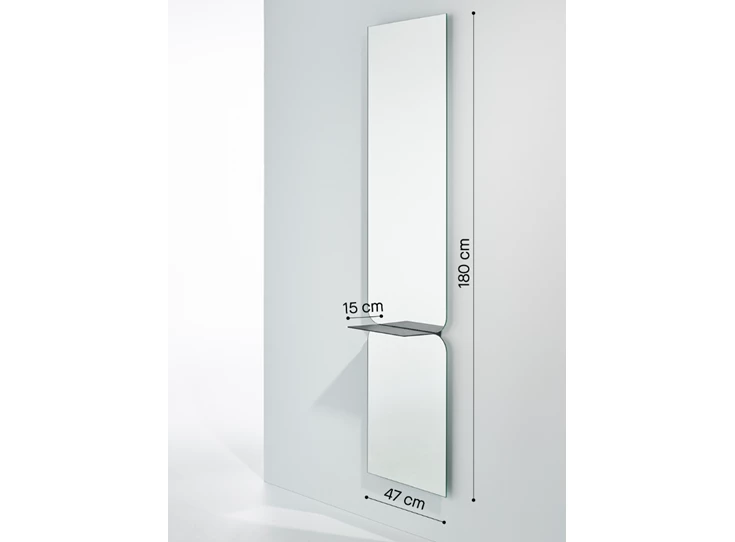 Afmetingen Spiegel Taille 2832.351 rechthoekig hal Deknudt Mirrors