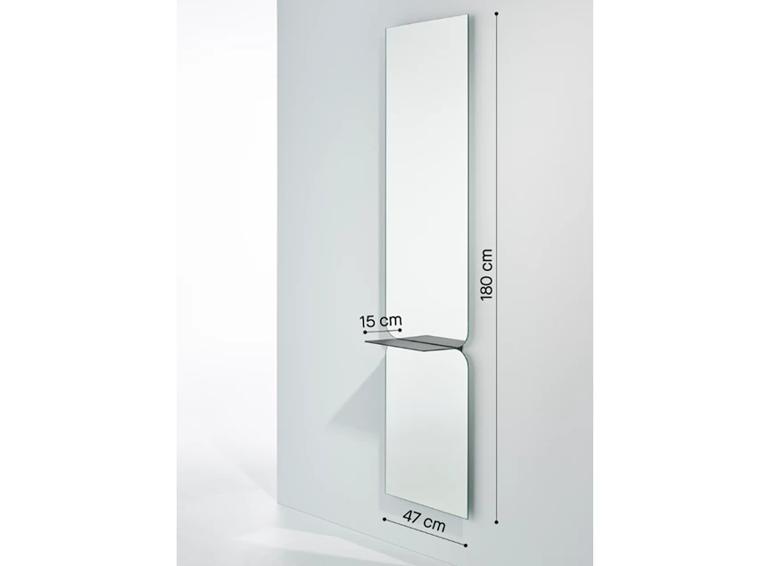 Afmetingen Spiegel Taille 2832.351 rechthoekig hal Deknudt Mirrors