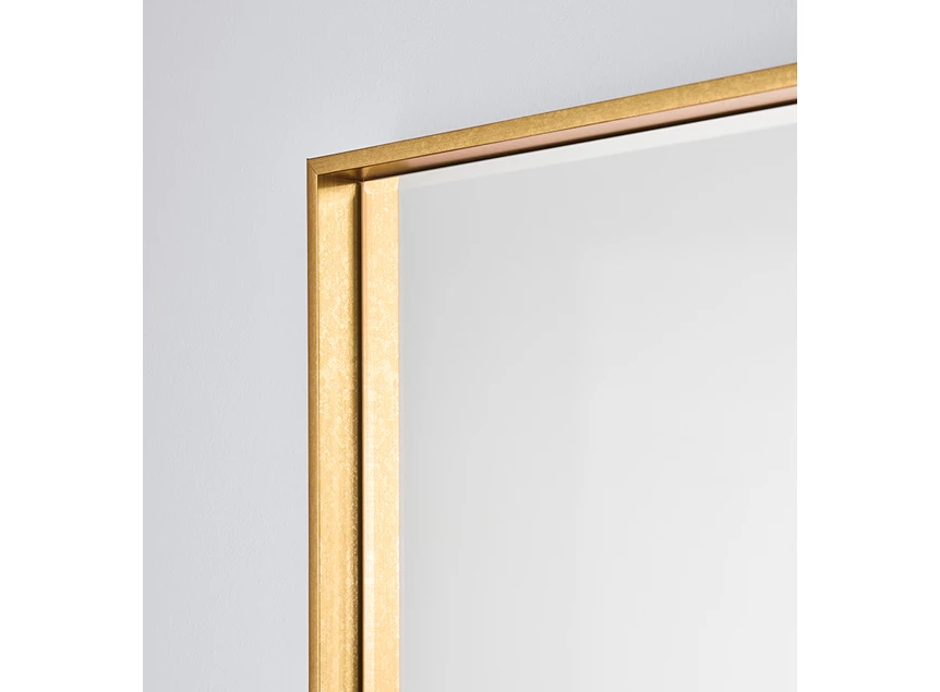 Detail Spiegel Soho Gold XL 2857.412 rechthoekig goud Deknudt Mirrors