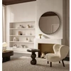Sfeerfoto Spiegel Ray Black 2930.351 rond zwart Deknudt Mirrors