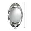 Afmetingen Spiegel Precious Silver 2693.161 juweel zilver Deknudt Mirrors