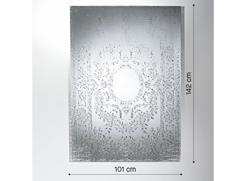 Afmetingen Spiegel Oxide L 2754.201 rechthoekig Deknudt Mirrors