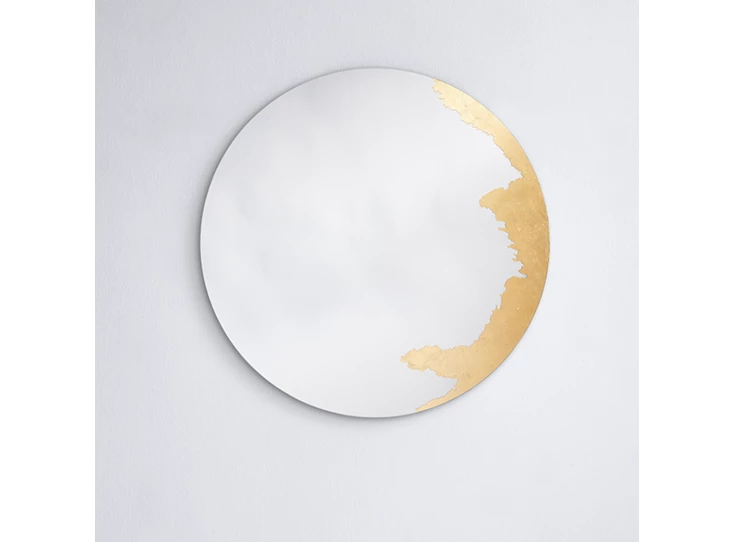 Spiegel Ornato Round M 2909.211 rond goud Deknudt Mirrors
