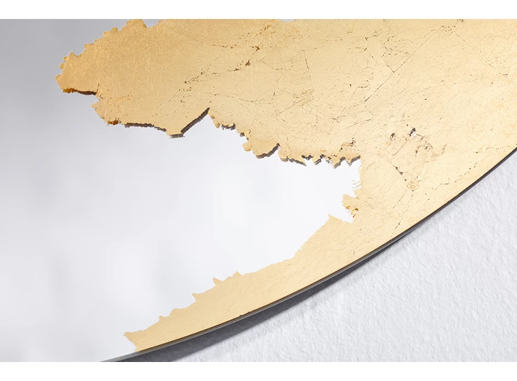 Liggend Spiegel Ornato Round M 2909.211 rond goud Deknudt Mirrors