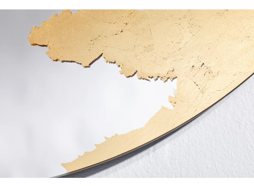 Liggend Spiegel Ornato Round M 2909.211 rond goud Deknudt Mirrors