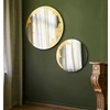 Set van 2 Spiegel Ornato Round M 2909.211 rond goud Deknudt Mirrors